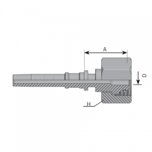 Metric female for Waterblast hose. (KFE S WB)